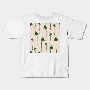 Abstract palm tree pattern Kids T-Shirt